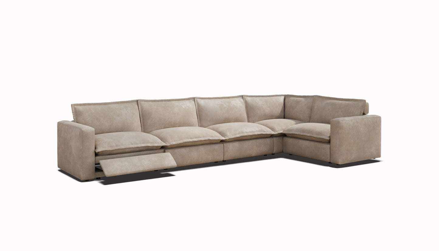 Luxe L-Shape Sectional | 5 Seat