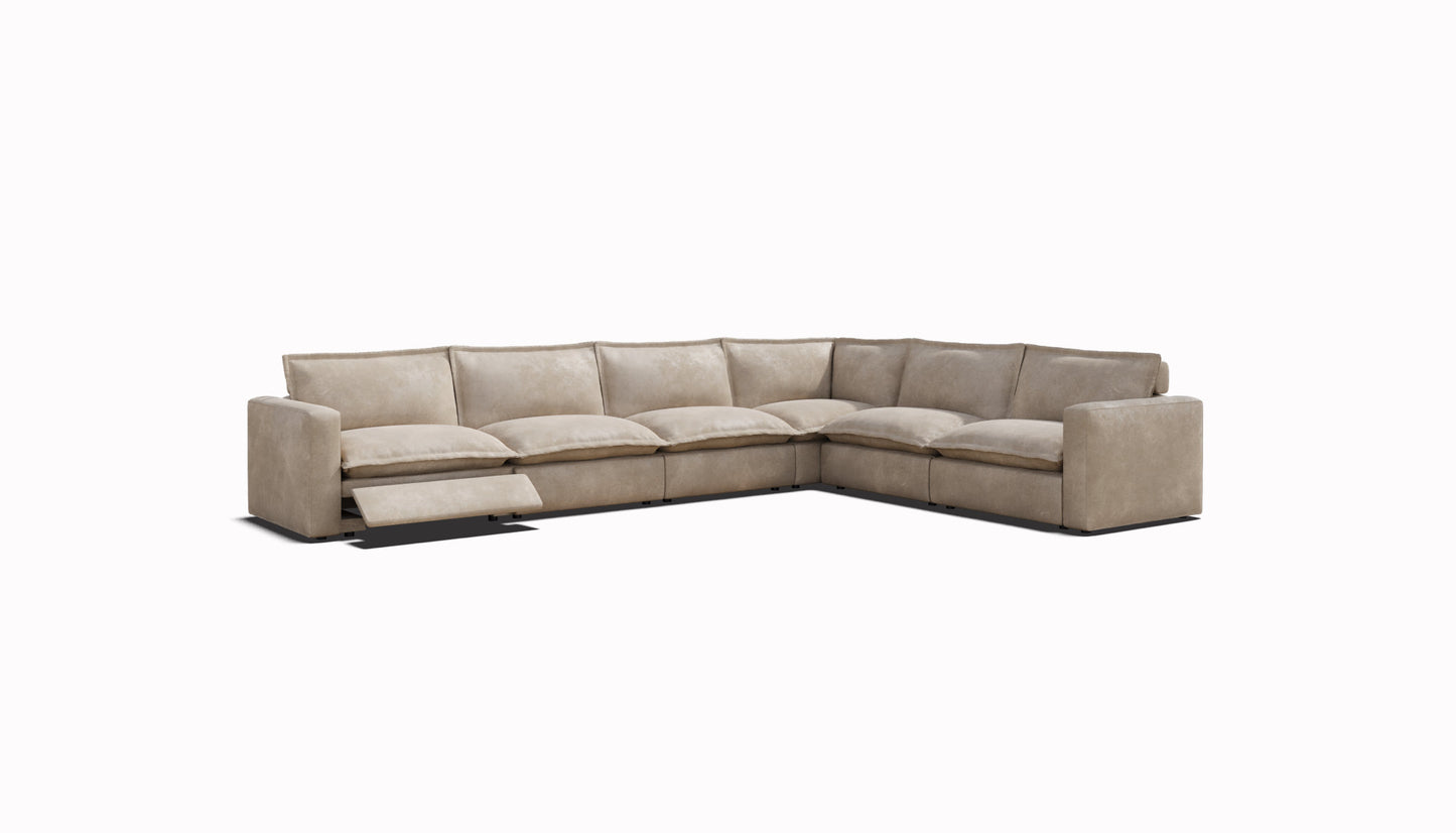 Luxe L-Shape Sectional | 6 Seat