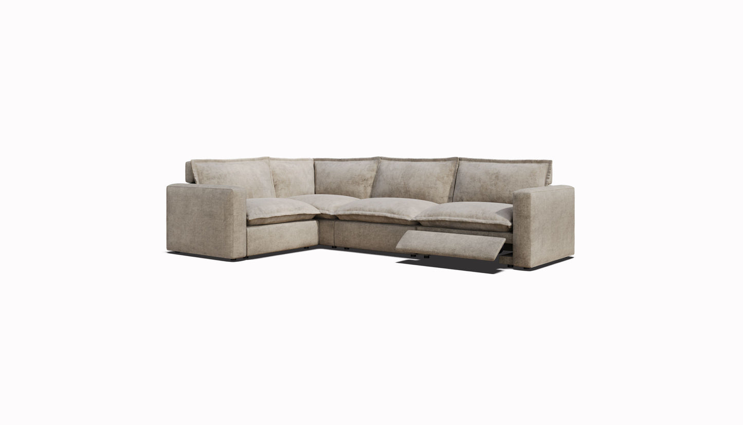 Luxe L-Shape Sectional | 4 Seat (Left Side)
