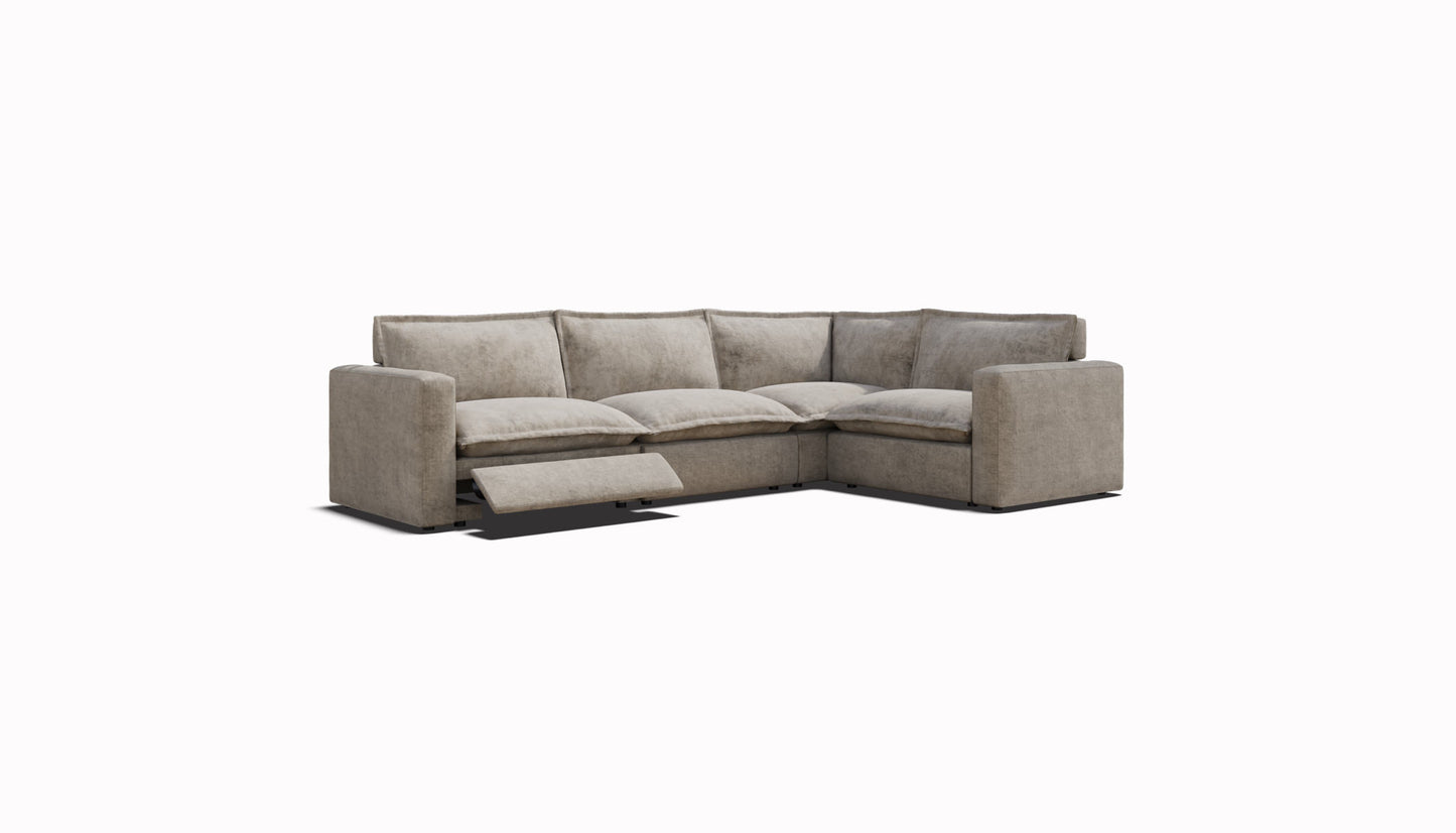 Luxe L-Shape Sectional | 4 Seat