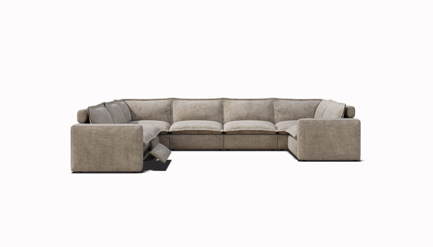 Luxe U-Shape Sectional | 7 Seat (Left Side)