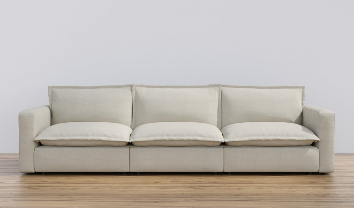 Coconut Three Seat Luxe Sofa