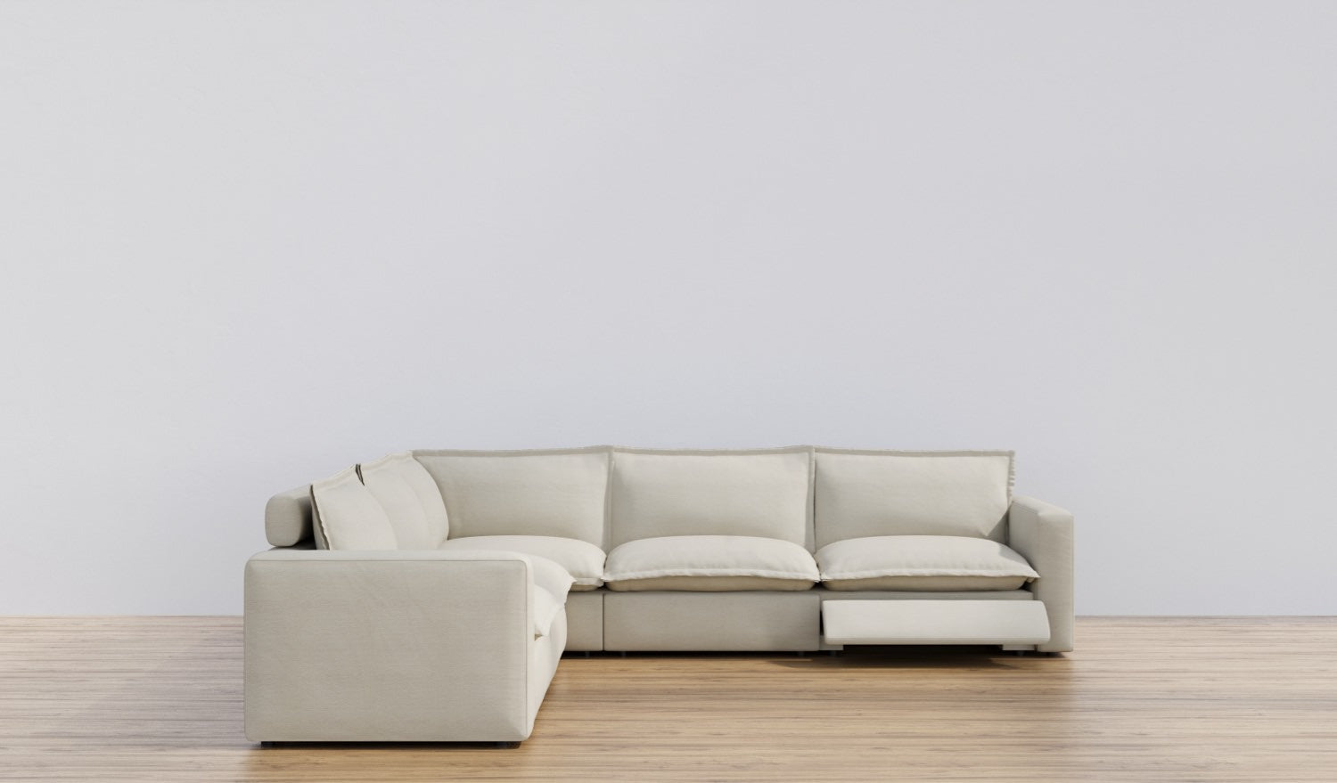 Coconut Five Seat Luxe Corner Sectional