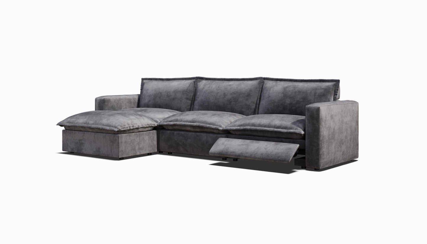 Luxe Sofa | 3 Seat Chaise (Left Side)