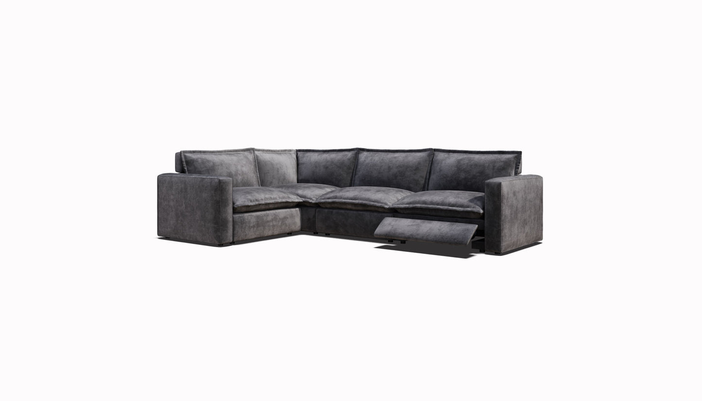 Luxe L-Shape Sectional | 4 Seat (Left Side)
