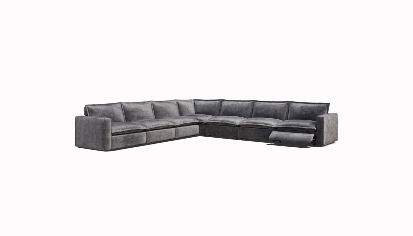 Luxe L-Shape Sectional | 7 Seat (Left Side)