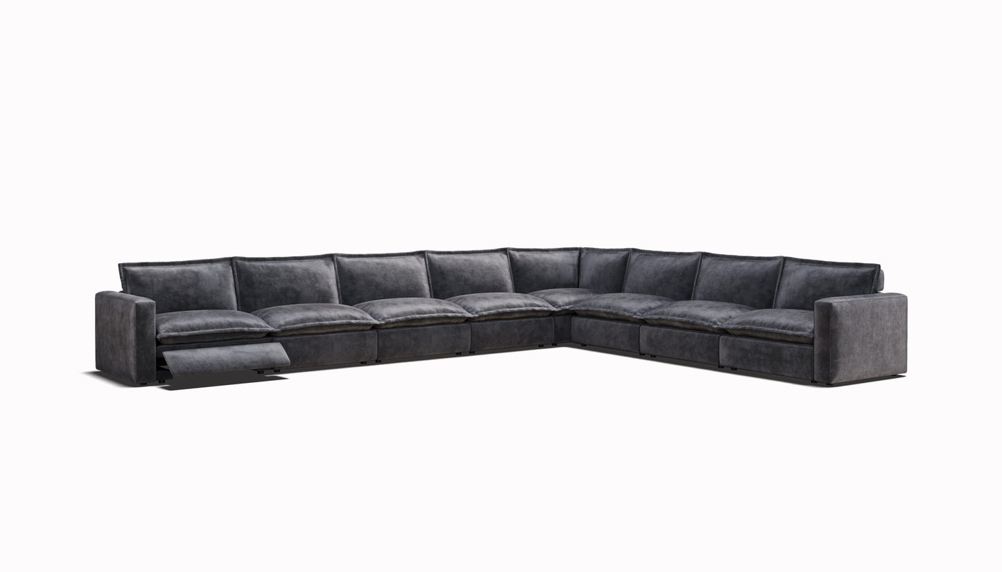 Luxe L-Shape Sectional | 8 Seat