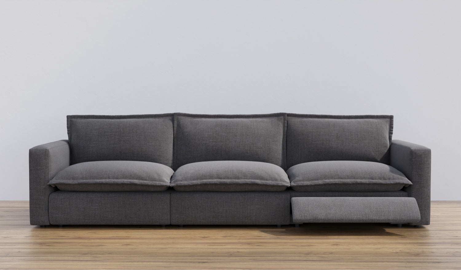 Gloomy Day In Three Seat Luxe Sofa