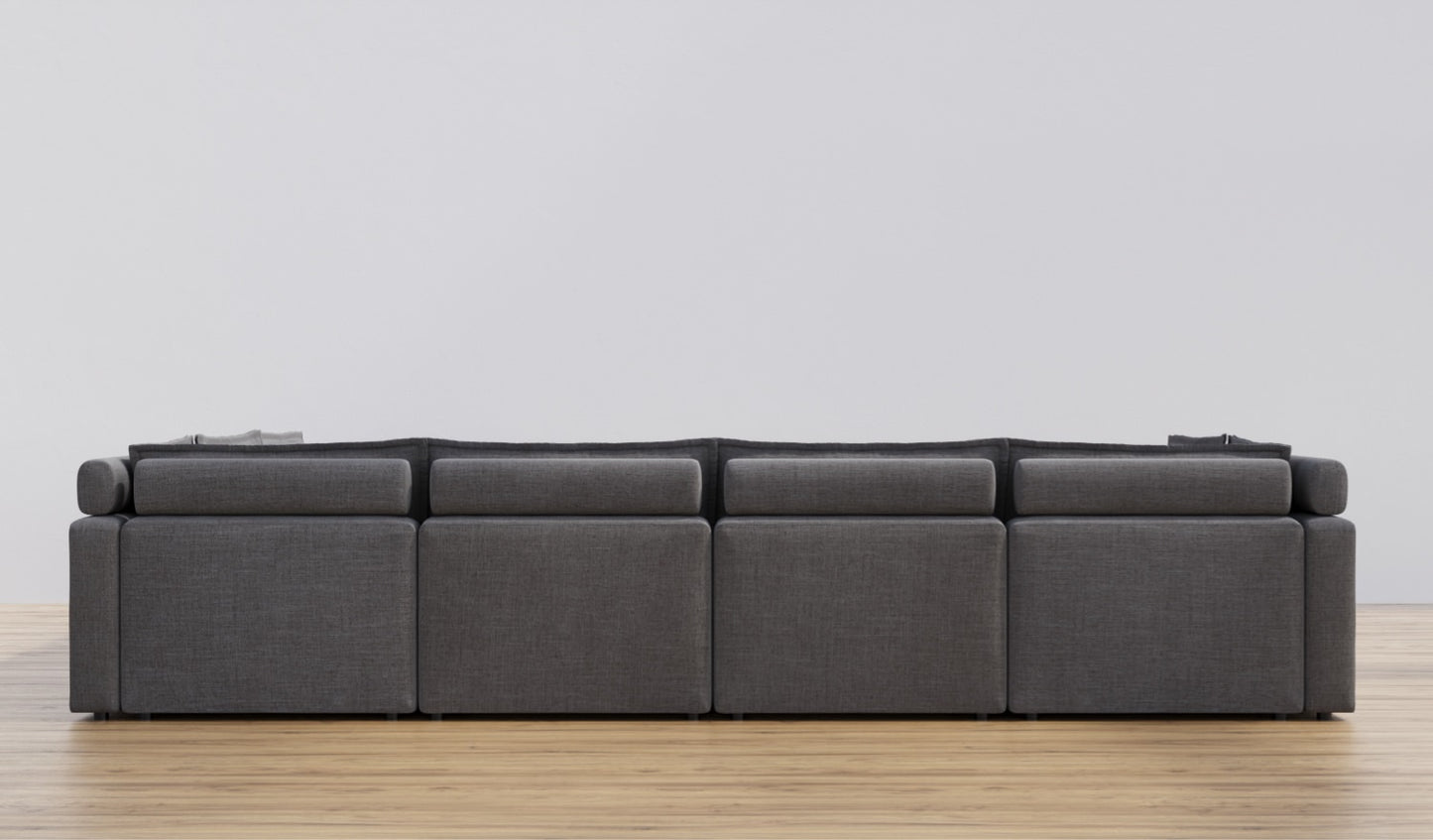 Gloomy Day In Seven Seat Luxe U-Shaped Sectional