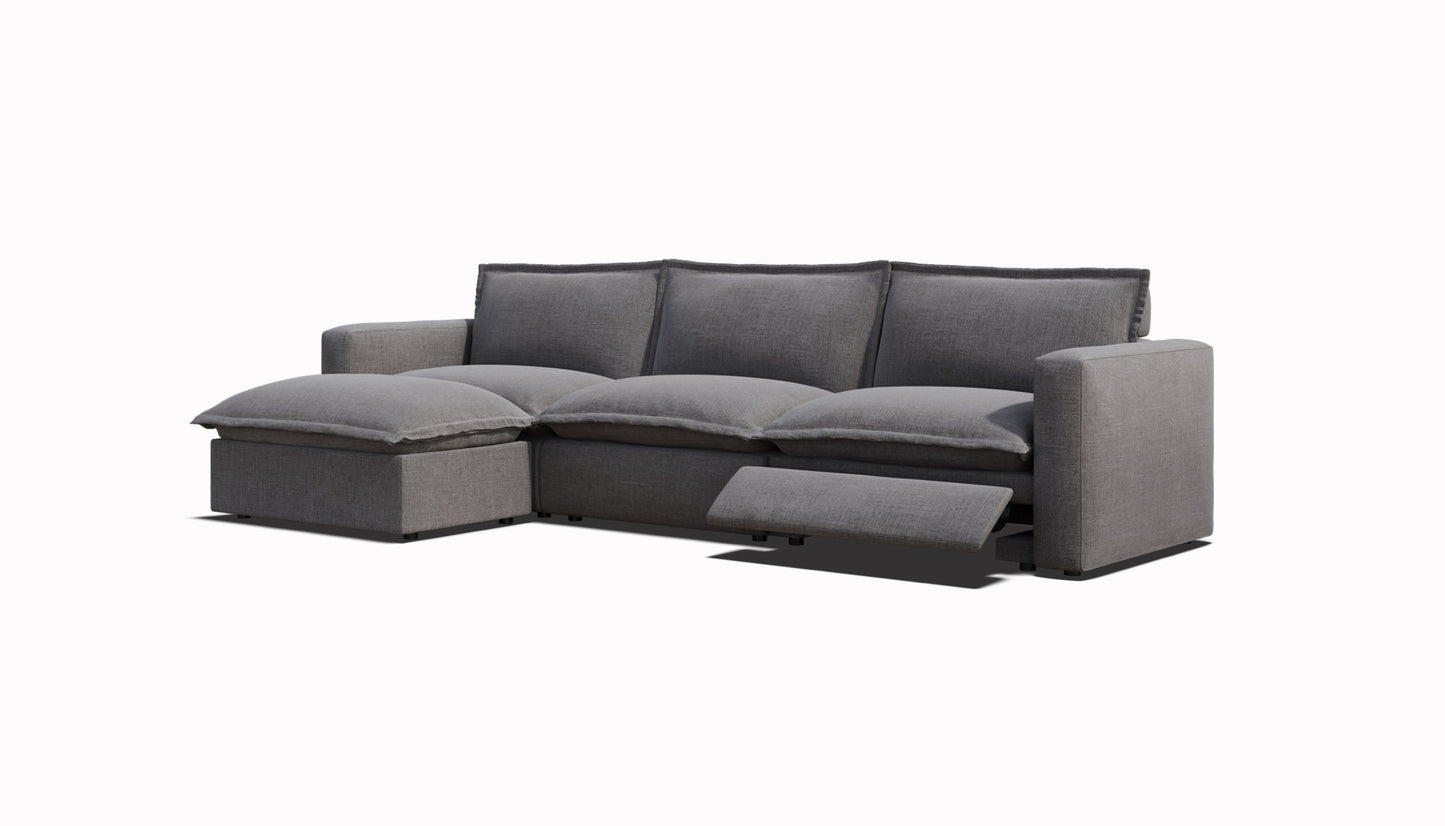 Luxe Sofa | 3 Seat Chaise (Left Side)