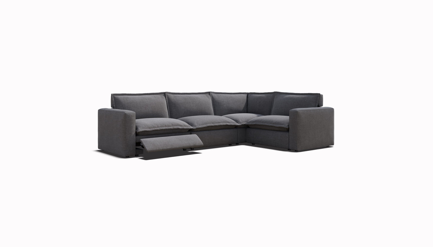 Luxe L-Shape Sectional | 4 Seat