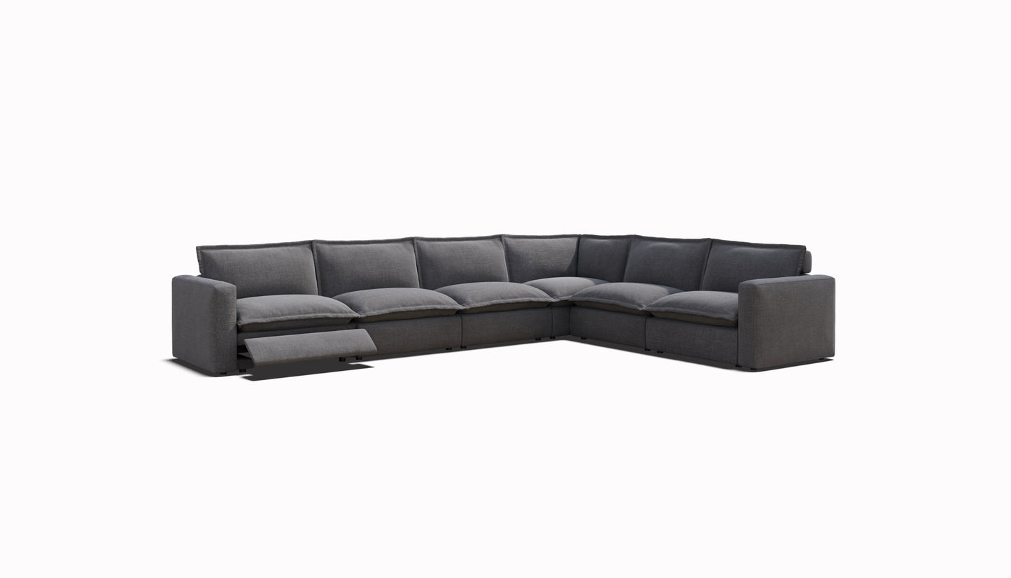 Luxe L-Shape Sectional | 6 Seat