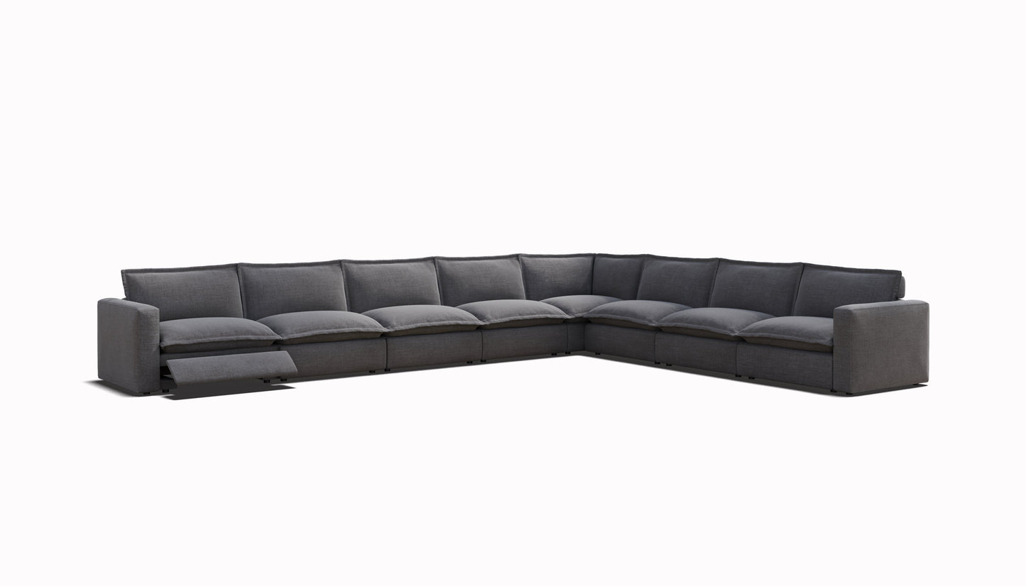 Luxe L-Shape Sectional | 8 Seat
