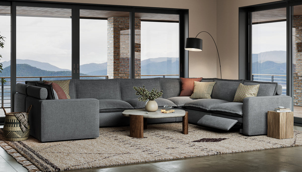 Luxe Seat U-Shaped Reclining Couch Homebody