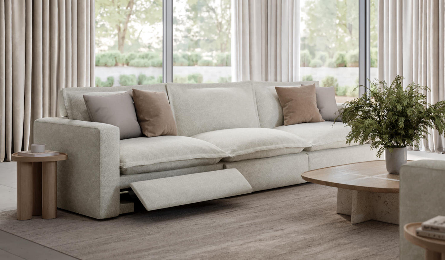 Marshmallow Three Seat Luxe Sofa