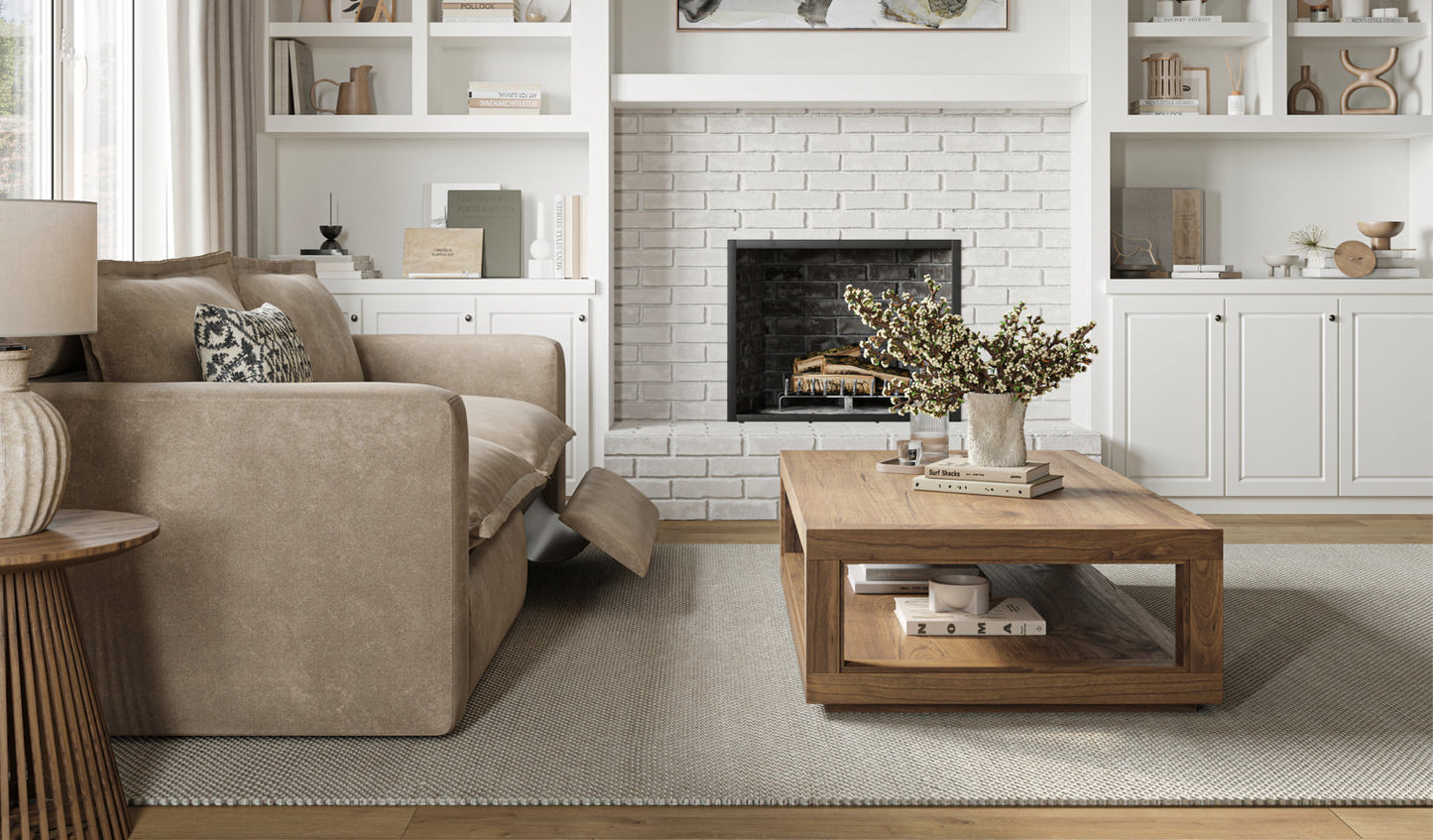 Shell Two Seat Luxe Sofa