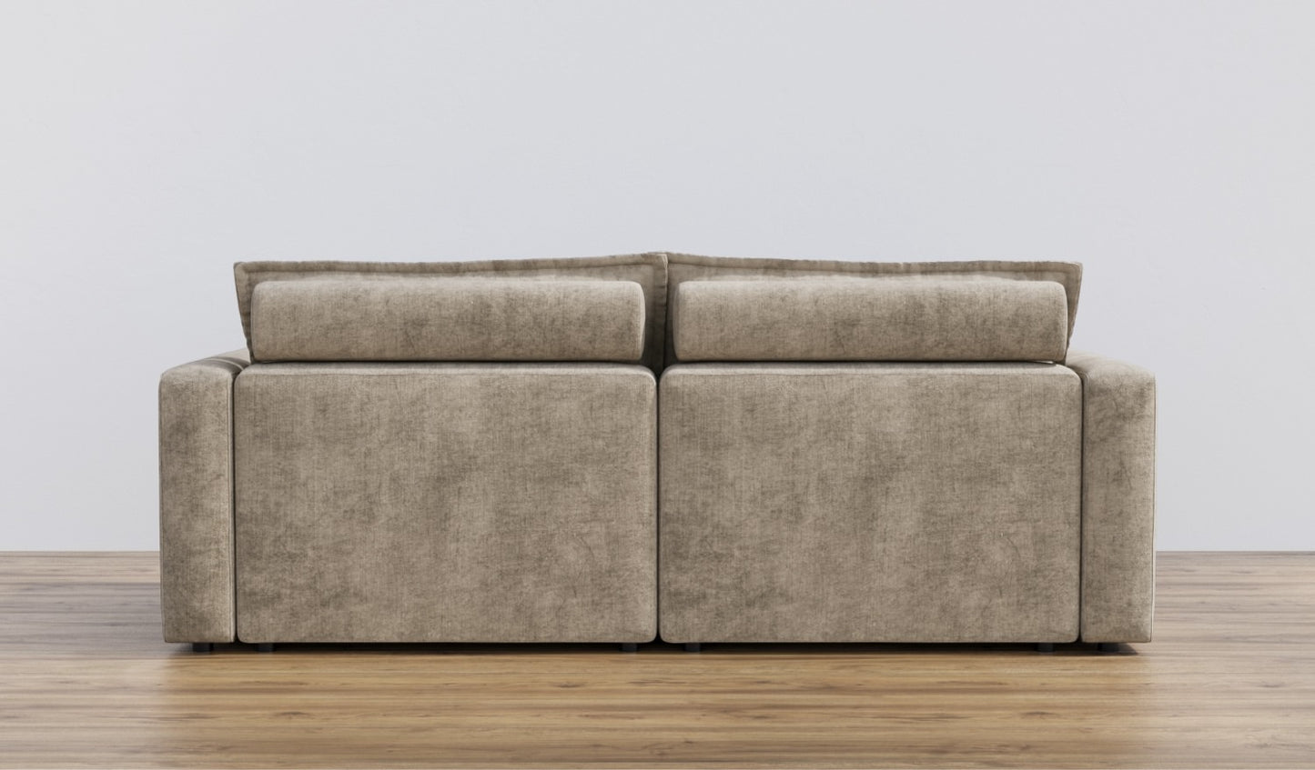 Warm Sand Two Seat Luxe Sofa