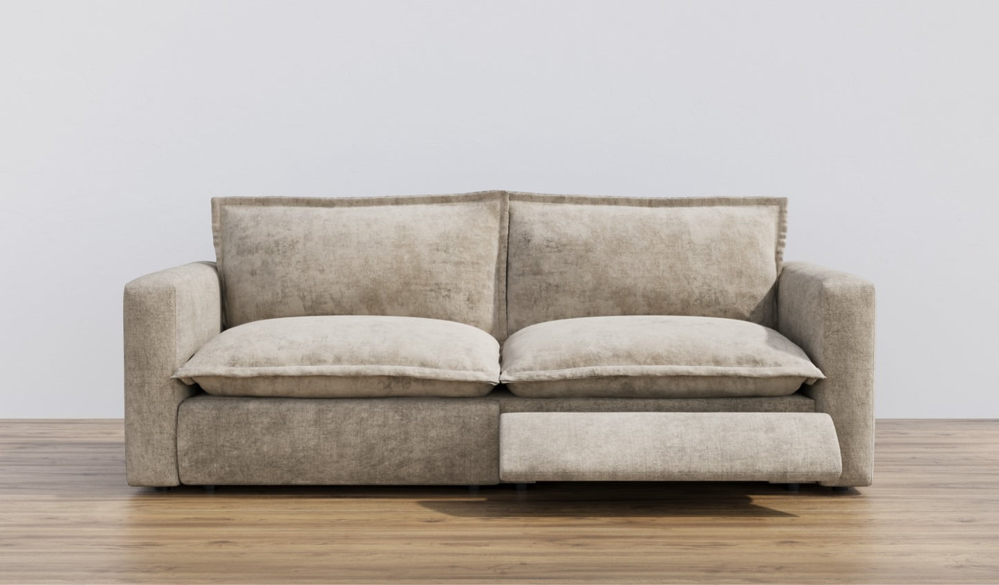 Warm Sand Two Seat Luxe Sofa