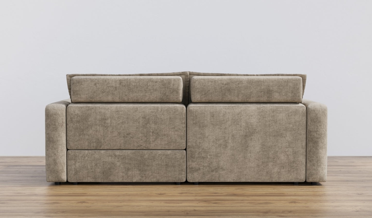 Warm Sand Two Seat Luxe Sofa