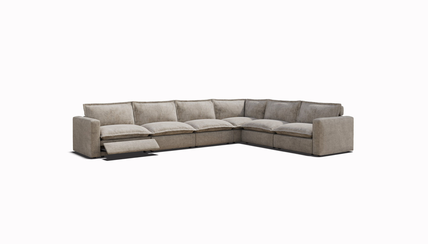 Luxe L-Shape Sectional | 6 Seat