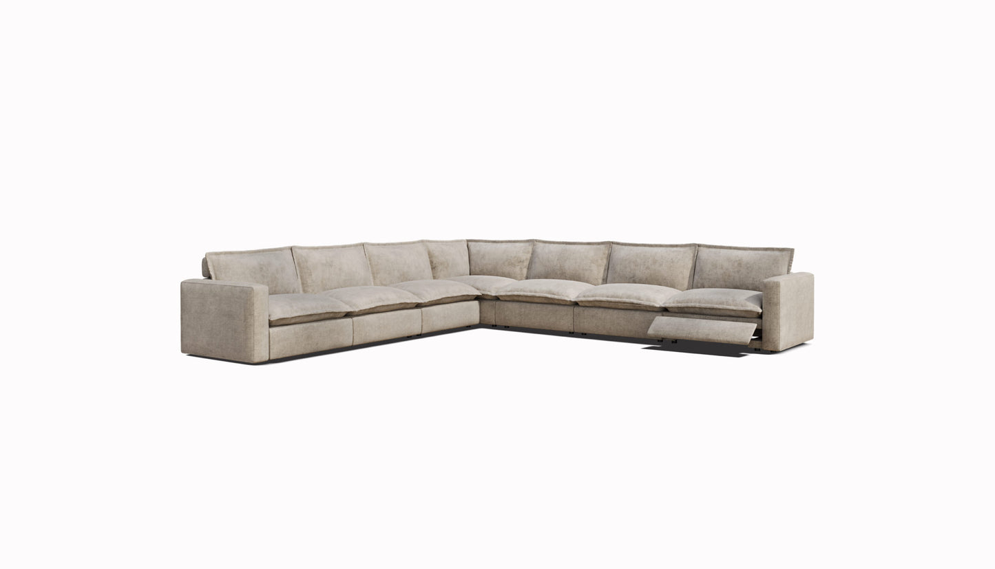Luxe L-Shape Sectional | 7 Seat (Left Side)