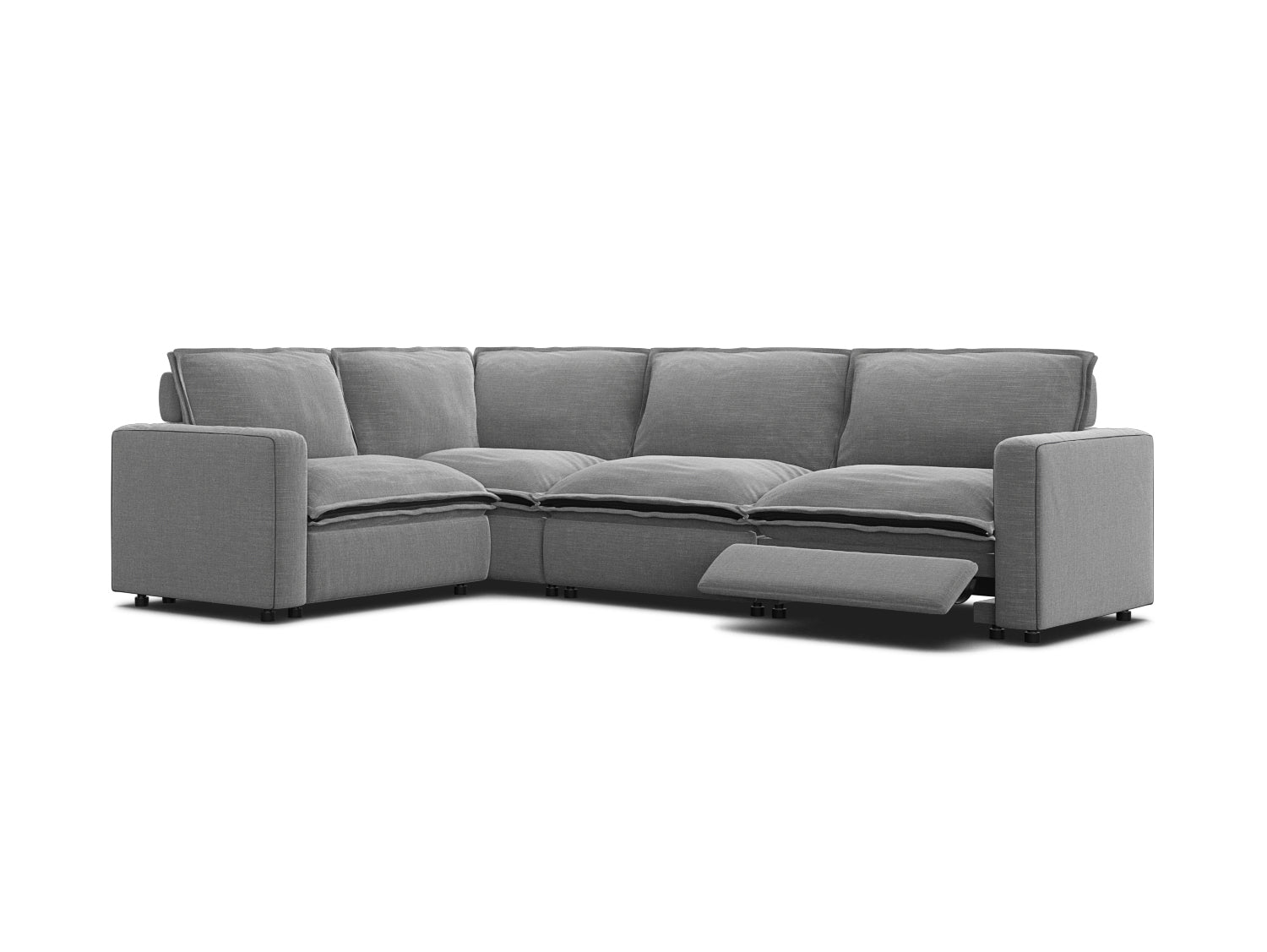 L Shaped Sectional Couch With 1